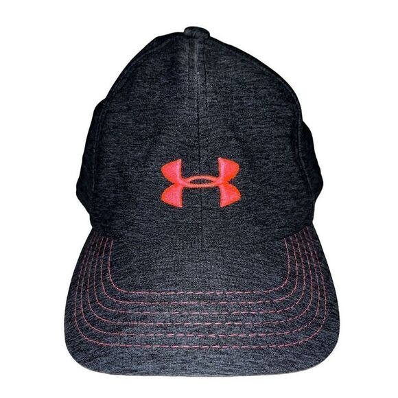Under Armour dark gray & peach free fit hat - Picture 1 of 5